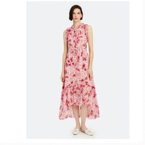 MISA Los Angeles Aurelie Ruffled Midi Dress
